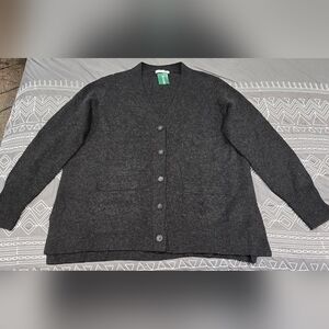 Orvis Men's Cashmere Sweater Cardigan Size XL